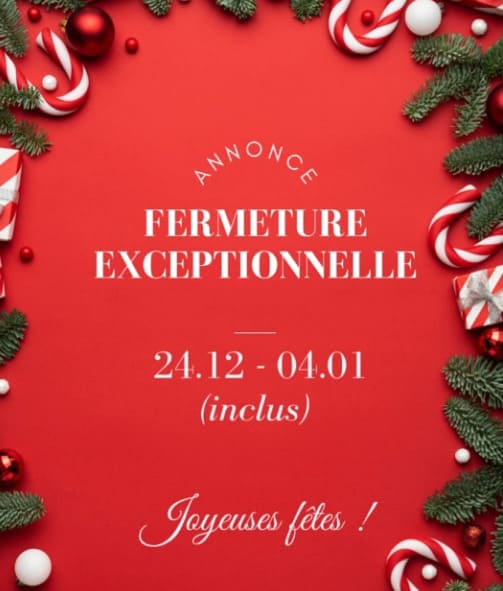 Fermeture Noël